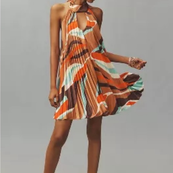 Hutch Colorful Halter Dress - Picture 2 of 13